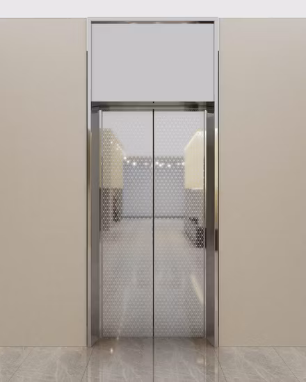 Ascensor de pasajeros sin sala de máquinas de Edunburgh, elegante y de bajo sonido