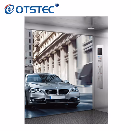 0.5m/S 3000-5000kg Small Villa Home Apartment Car Elevator Without Machine Room