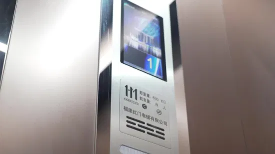 Hongmen cómodo ascensor de pasajeros de bajo ruido con sala de máquinas