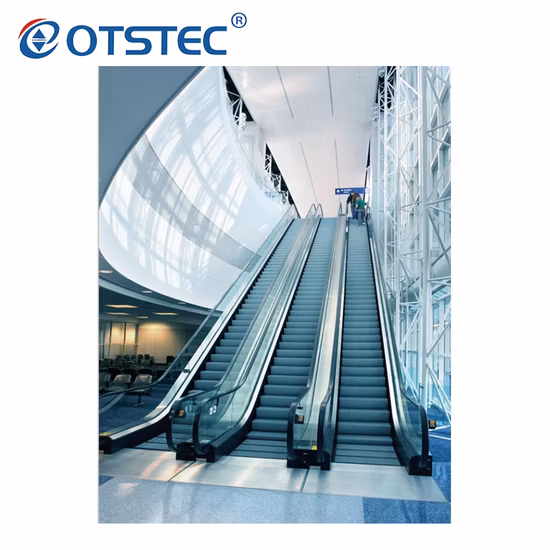 Escalera móvil del metro del centro comercial al aire libre o interior de la impulsión de 35 grados 0.5m/S Vvvf